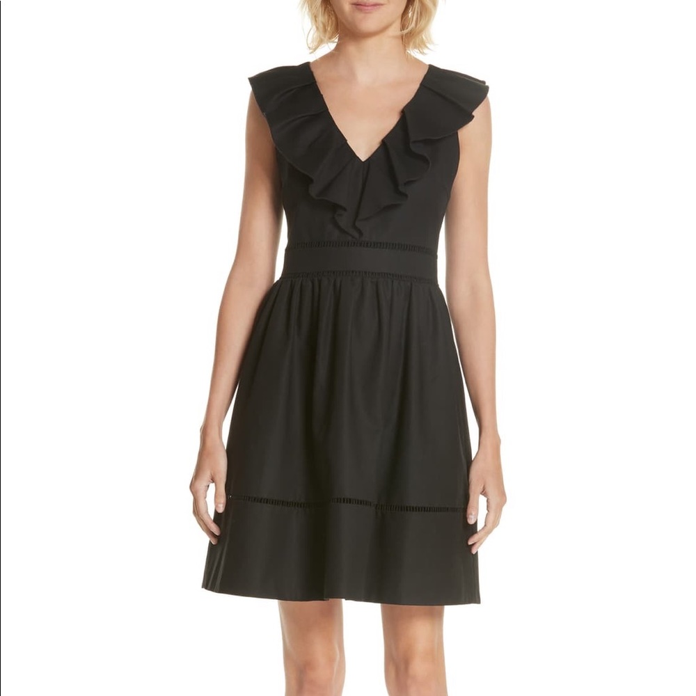 Kate Spade Ruffle Neck Dress